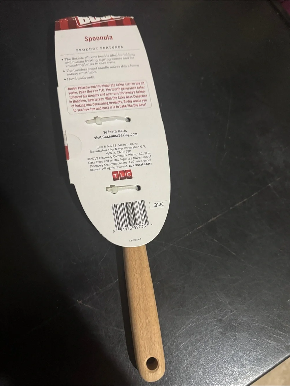 Cake Boss Red 'Devoted to Dessert' Spoonula Silicone Spatula